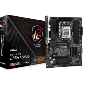 open box asrock x670e pg lightning am5 atx motherboard. 4xddr5 slots, pcie 5.0x16, amd cross fire, quad m.2 slots, 2.5gb lan, 7.1 hd audio, hdmi,... open box asrock x670e pg lightning am5 atx motherboard. 4xddr5 slots, pcie 5.0x16, amd cross fire, quad m.2 slots, 2.5gb lan, 7.1 hd audio, hdmi,...