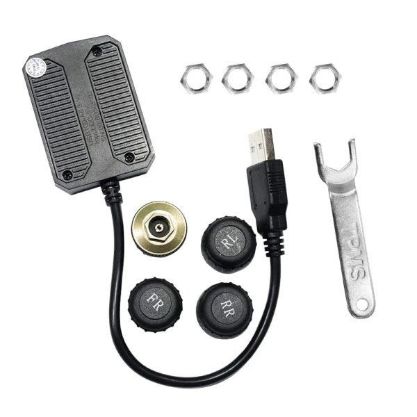 atoto ac utp1 usb tpms tire pressure monitoring sensors for a5, a6, s8, x10, p9 android car stereo models (external sensors)