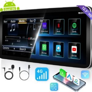 atoto s8mbga412c8pn 12.3" mercedes compatible car stereo, wireless carplay & android auto, fits a class w176/gla x156 ntg4.5/4.7 2013 2015, gps atoto s8mbga412c8pn 12.3" mercedes compatible car stereo, wireless carplay & android auto, fits a class w176/gla x156 ntg4.5/4.7 2013 2015, gps