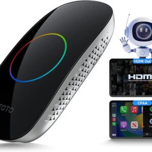 atoto cb4dt wireless carplay adapter, ai box android auto 5 in 1 video box with youtube, hdmi output, dual bluetooth/wifi, 4gb+32gb (up to 256gb), atoto cb4dt wireless carplay adapter, ai box android auto 5 in 1 video box with youtube, hdmi output, dual bluetooth/wifi, 4gb+32gb (up to 256gb),