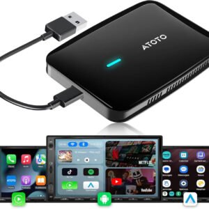 atoto cb4a wireless carplay adapter, ai box 5 in 1 car smart box with 5g wifi, supports android auto, youtube, netflix – for oem wired carplay, atoto cb4a wireless carplay adapter, ai box 5 in 1 car smart box with 5g wifi, supports android auto, youtube, netflix – for oem wired carplay,