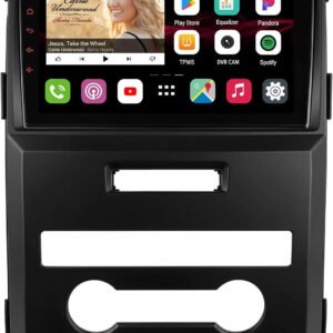 atoto s8f1509adm 9" android double din car stereo for ford f150 (2009–2012 low trims) with a/c controls, 4g+32g, wireless carplay & android auto,