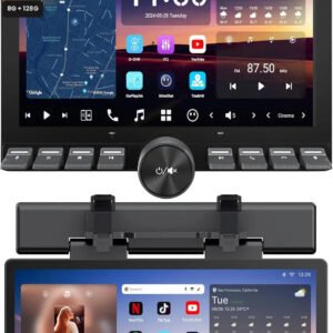 atoto x10g110pesm 10.1" single & double din car stereo with passenger entertainment screen, physical volume knob, ai vision atoto x10g110pesm 10.1" single & double din car stereo with passenger entertainment screen, physical volume knob, ai vision