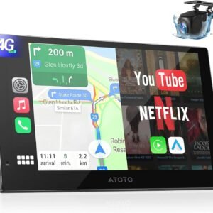 atoto p909pr1n s2 9" qled portable android carplay screen, wireless carplay & android auto, backup camera, netflix/youtube, ai, gps, dual bt, atoto p909pr1n s2 9" qled portable android carplay screen, wireless carplay & android auto, backup camera, netflix/youtube, ai, gps, dual bt,