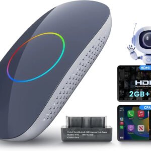 atoto carwave cb4ct magic box wireless adapter with carplay & android auto, ai box with android os, hdmi, obd2, dual wifi/bt, plug & play, 2gb+16gb atoto carwave cb4ct magic box wireless adapter with carplay & android auto, ai box with android os, hdmi, obd2, dual wifi/bt, plug & play, 2gb+16gb