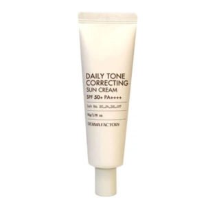 derma factory daily tone correcting sun cream 50g derma factory daily tone correcting sun cream 50g