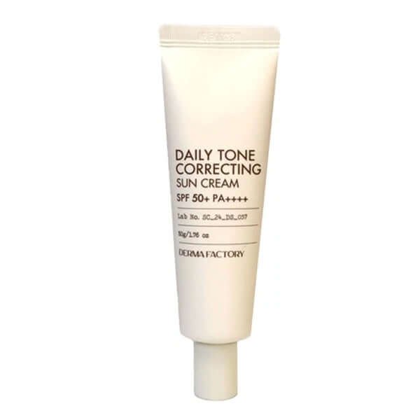 derma factory daily tone correcting sun cream 50g