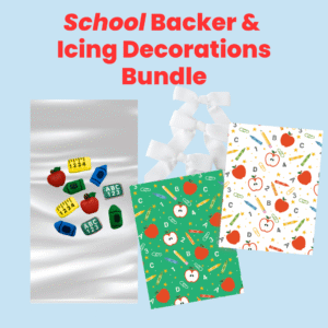 bundle: school cookie packaging and decorations bundle