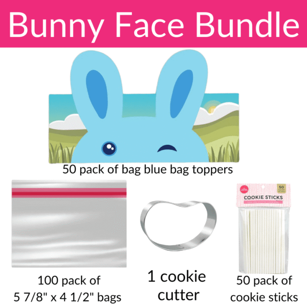 bunny face bundle blue bunny bundle