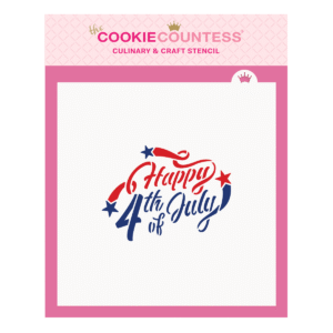 happy 4th of july 2 pc stencil set happy 4th of july 2 pc stencil set
