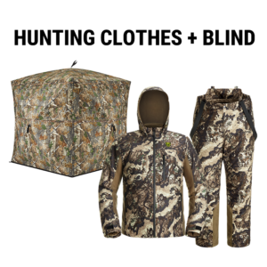 altus stealth silent water resistant hunting suit and visx/vismax see through pop up hunting blind bundle veil whitetail / 3xl / 3 4 person; 300d altus stealth silent water resistant hunting suit and visx/vismax see through pop up hunting blind bundle veil whitetail / 3xl / 3 4 person; 300d