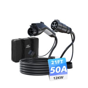 evdance j1772 ev extension cord 32a 50a 21/40 ft 50a / 21ft evdance j1772 ev extension cord 32a 50a 21/40 ft 50a / 21ft