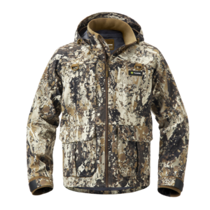 fowlstorm elite tideshell™ duck hunting jacket | men’s waterproof windproof hunting apparel | lightweight waterfowl coat in veil veil avayde / s