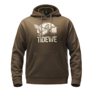duck hunting hoodie for men | 300 gsm fleece hunting pullover | waterfowl hunting sweatshirt brown / xl duck hunting hoodie for men | 300 gsm fleece hunting pullover | waterfowl hunting sweatshirt brown / xl
