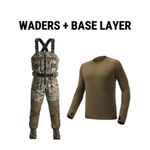 breathable waterproof hunting waders & merino 150 men's wool base layer hunting bundle next camo evos wader + merino 150 shirt / 10 / m breathable waterproof hunting waders & merino 150 men's wool base layer hunting bundle next camo evos wader + merino 150 shirt / 10 / m