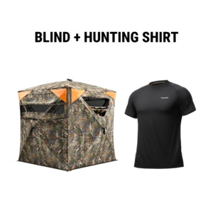 freshcore shirt& vis360 see through ground blind bundle 2 3 person / black / m freshcore shirt& vis360 see through ground blind bundle 2 3 person / black / m
