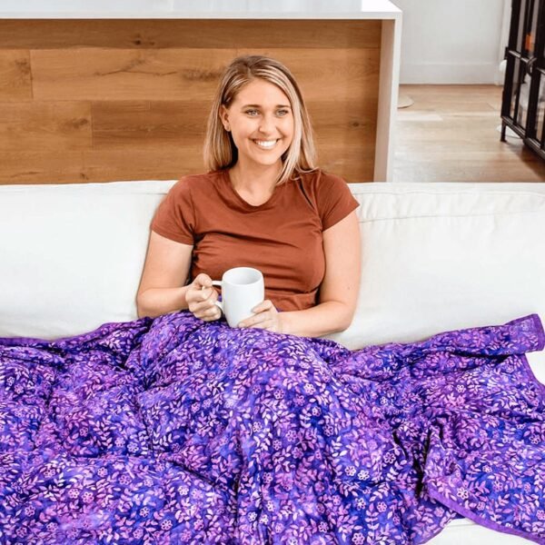 purple in bloom weighted blanket kids (38"x50") / 8lbs purple in bloom weighted blanket kids (38"x50") / 8lbs