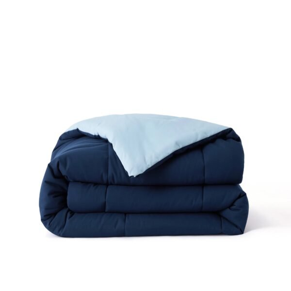 premium down alternative comforter navy blue / twin xl