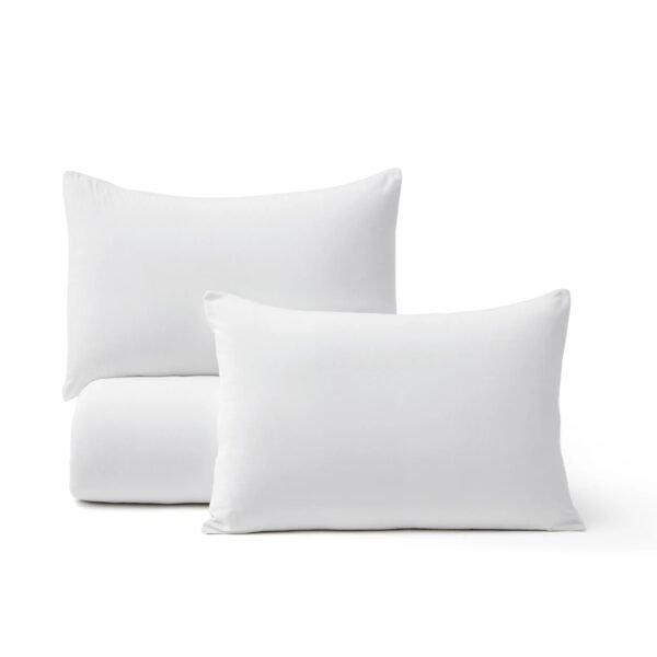 prewashed plain comforter set white / super king plus