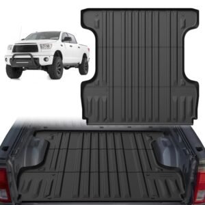 5.5ft rubber short trunk bed for 2007 2021 toyota tundra, tpe heavy duty pick up bed liner for toyota tundra accessories, anti slip texture, all 5.5ft rubber short trunk bed for 2007 2021 toyota tundra, tpe heavy duty pick up bed liner for toyota tundra accessories, anti slip texture, all