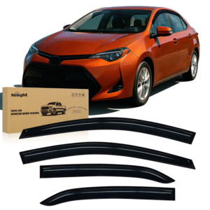 window rain guards for toyota corolla 2014 2015 2016 2017 2018 2019, out channel window visors vent wind deflectors 4pcs window rain guards for toyota corolla 2014 2015 2016 2017 2018 2019, out channel window visors vent wind deflectors 4pcs