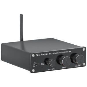 fosi audio m01 bt bluetooth subwoofer mono amp