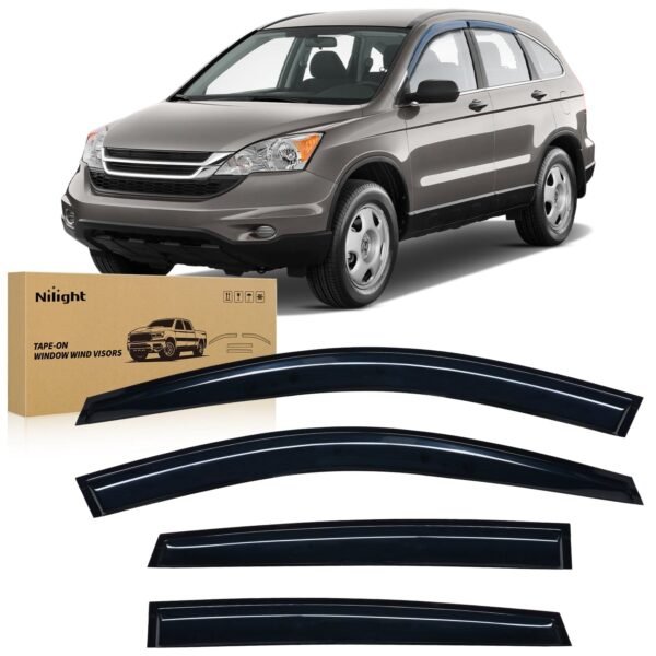 window visors for honda cr v(crv) 2007 2008 2009 2010 2011, out channel window wind deflectors rain guards 4pcs