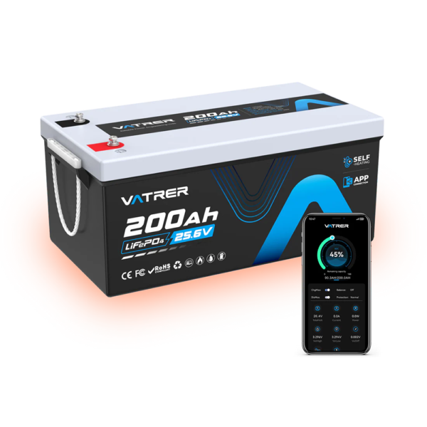 【pre order】vatrer 24v 200ah self heating bluetooth lithium battery 200a bms 2 pack 【pre order】vatrer 24v 200ah self heating bluetooth lithium battery 200a bms 2 pack