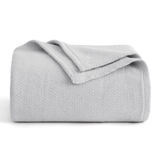 100% cotton herringbone woven blanket cool grey / twin xl 100% cotton herringbone woven blanket cool grey / twin xl