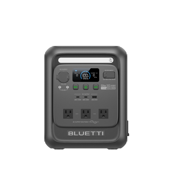 bluetti elite 100 mini portable power station |1,004wh 700w elite 100 mini