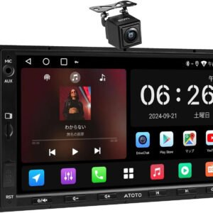 atoto a5lg2a7t 7インチ 2din ディスプレイオーディオ バックカメラ付き、androidナビ、ワイヤレスcarplay & android auto、1280×720 atoto a5lg2a7t 7インチ 2din ディスプレイオーディオ バックカメラ付き、androidナビ、ワイヤレスcarplay & android auto、1280×720