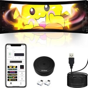 atoto 19.4" voice & app controlled scrolling text display with custom rgb animations for vehicles, stores & hotels (usb 5v powered, flexible mount) atoto 19.4" voice & app controlled scrolling text display with custom rgb animations for vehicles, stores & hotels (usb 5v powered, flexible mount)