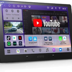 atoto s84g209p autoradio android 2 din 9" qled touch, 4gb+64gb, carplay e android auto wireless, 4g lte, wifi/bt/usb, hi fi dsp con pre out 4v, chat atoto s84g209p autoradio android 2 din 9" qled touch, 4gb+64gb, carplay e android auto wireless, 4g lte, wifi/bt/usb, hi fi dsp con pre out 4v, chat