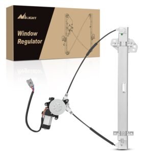 power window regulator with motor assembly replacement for honda cr v 2002 2003 2004 2005 2006, front driver side, 741 302