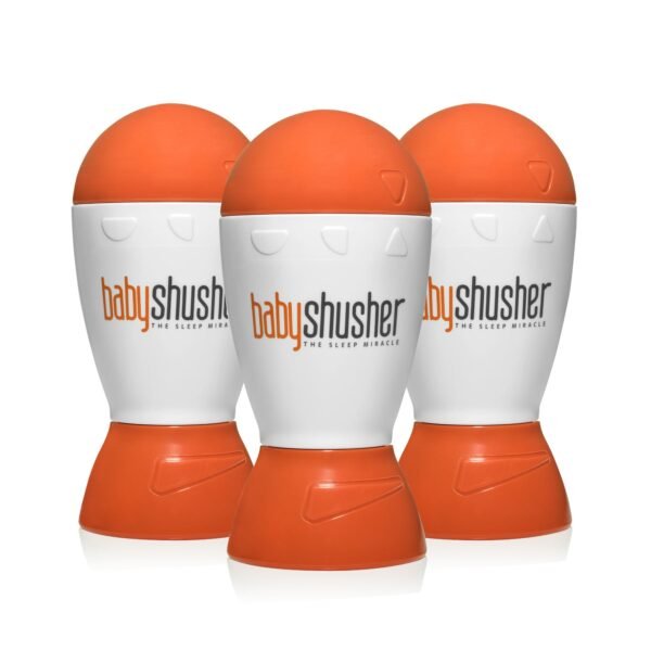 baby shusher sound machine – real human shushing sound for newborn sleep & soothing 3 pack