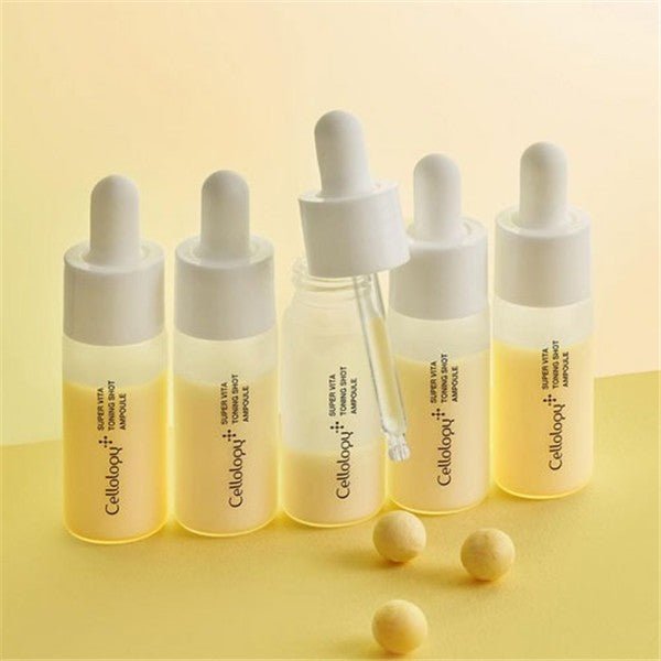 cellology super vita toning shot kit (15ml x 2 + 60mg x 4)