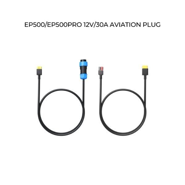 12v rv cable ep500/ep500pro 12v/30a aviation plug