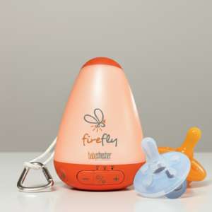 firefly portable baby sound machine + shushie pacifier 2 pack bundle
