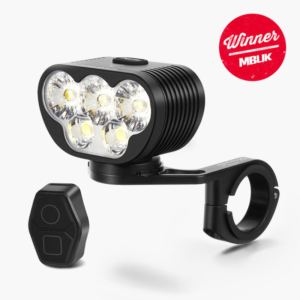 monteer 8000s v2.0 5 led remote mtb light