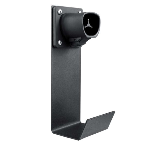 lectron tesla nacs ev charger nozzle holster dock & j hook | cable management