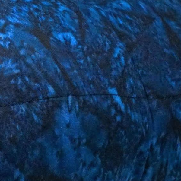 adult weighted lap pad large (18"x30") (5 lbs) / indigo ocean waves