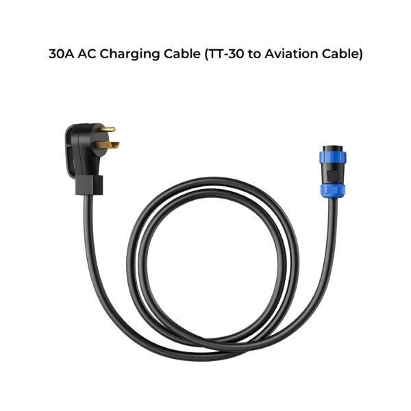 30a ac charging cable (input) nema tt 30 to aviation plug