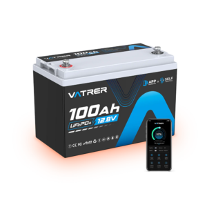 【pre order】vatrer 12v 100ah heated lithium battery for cold weather rv and off grid power 2 pack
