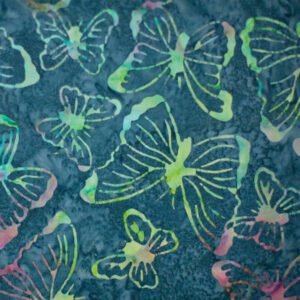 kids weighted lap pads large (18"x30") (5 lbs) / butterflies on teal