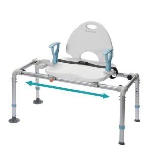kld 3326 adjustable sliding shower chair with large seat