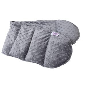 minky weighted shoulder wrap gray minky weighted shoulder wrap gray