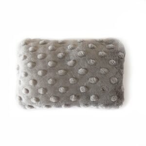 weighted wrist rest gray minky