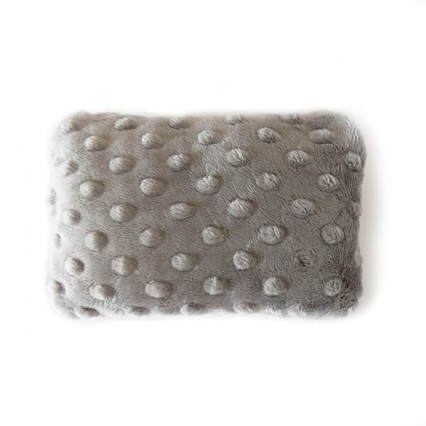 weighted wrist rest gray minky