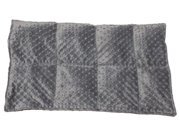 minky weighted lap pad grey
