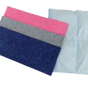 washable weighted lap pad blue